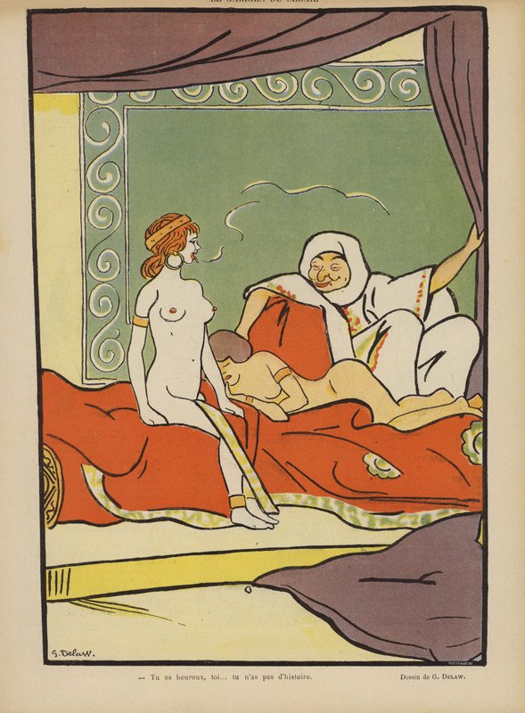 Ilustração para o riso de Georges Delaw