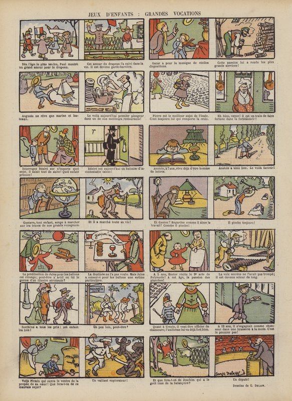 Ilustração para o riso de Georges Delaw