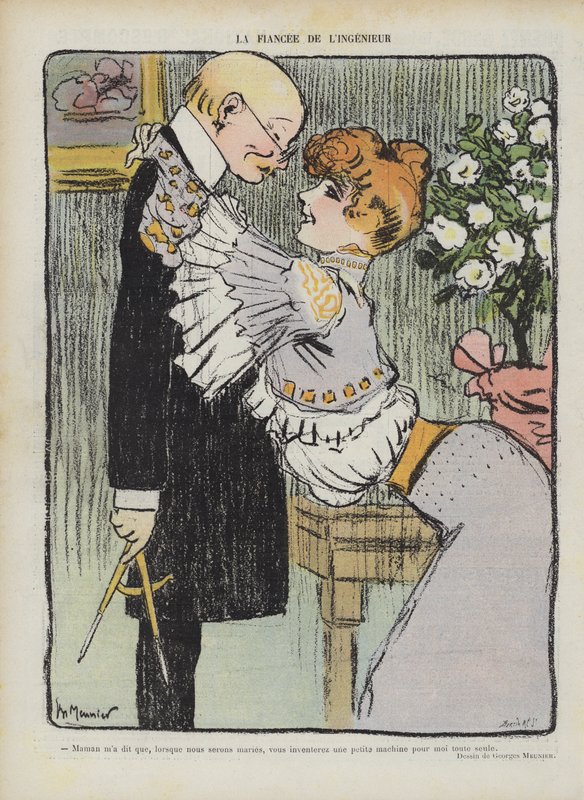 Ilustração para o riso de Georges Meunier