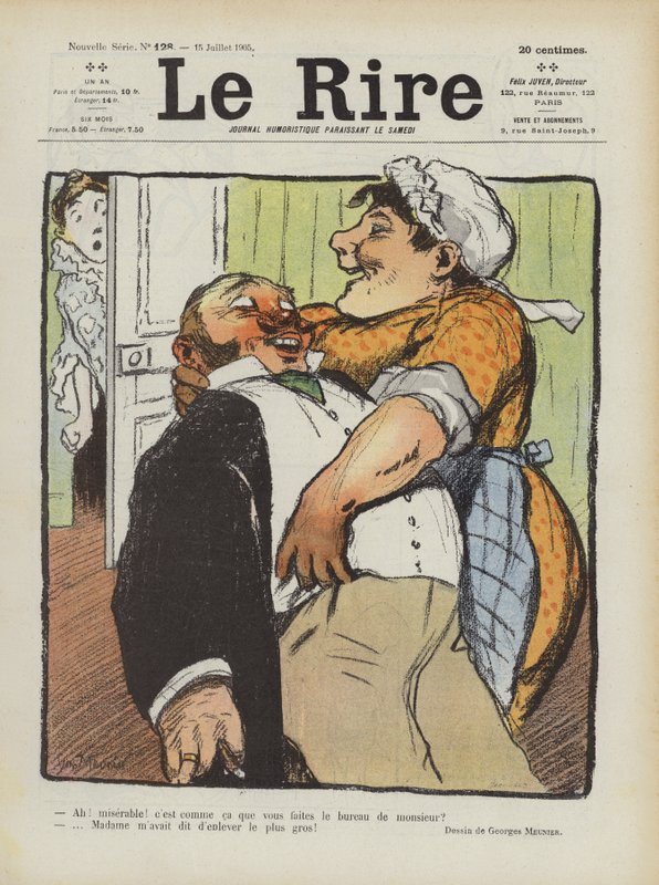 Ilustração para o riso de Georges Meunier