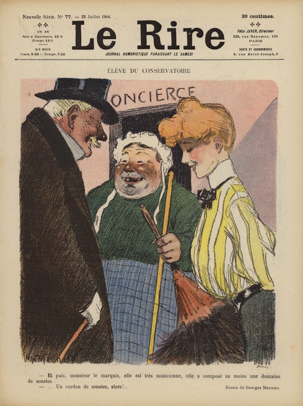 Ilustração para o riso de Georges Meunier