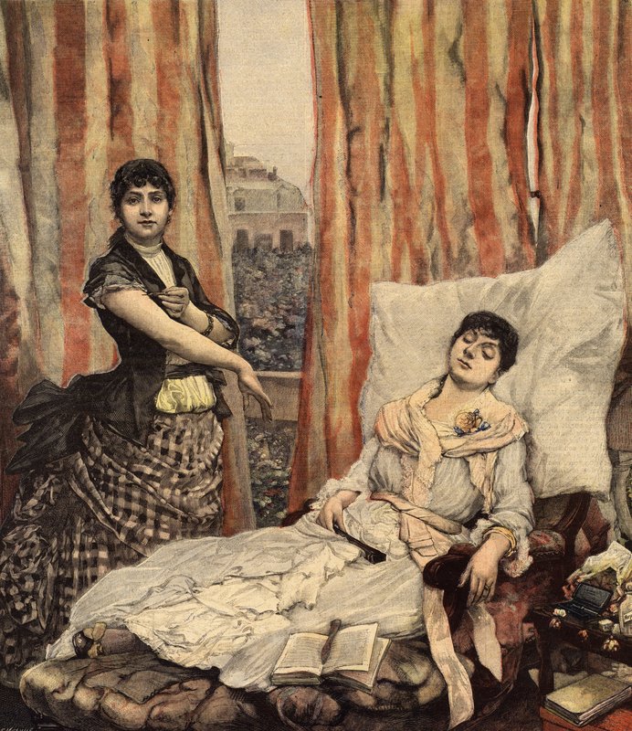 Os viciados em morfina de Georges Moreau de Tours