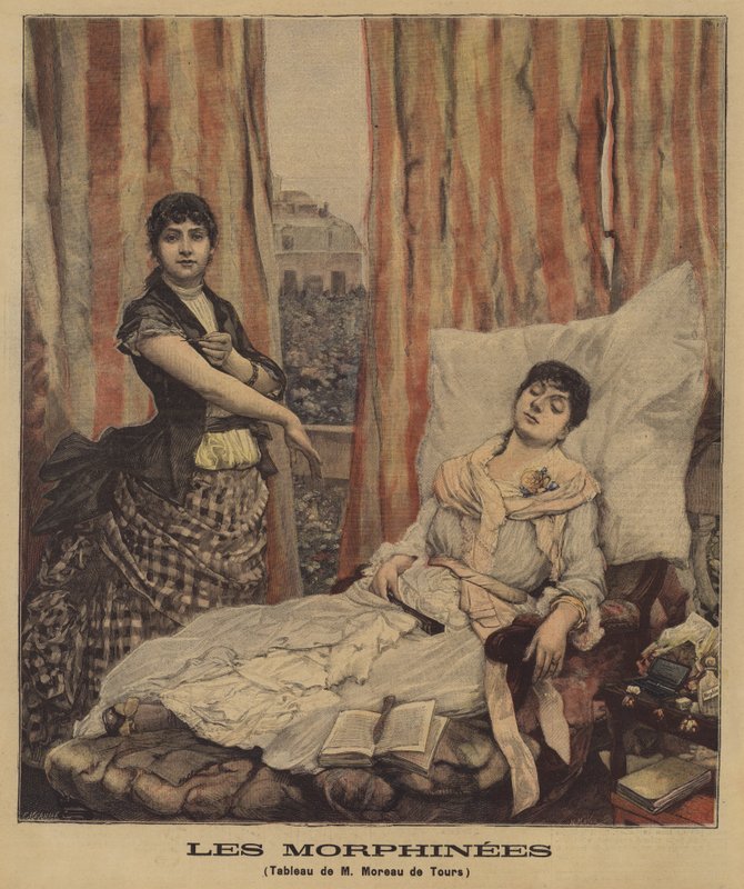 Os viciados em morfina de Georges Moreau de Tours