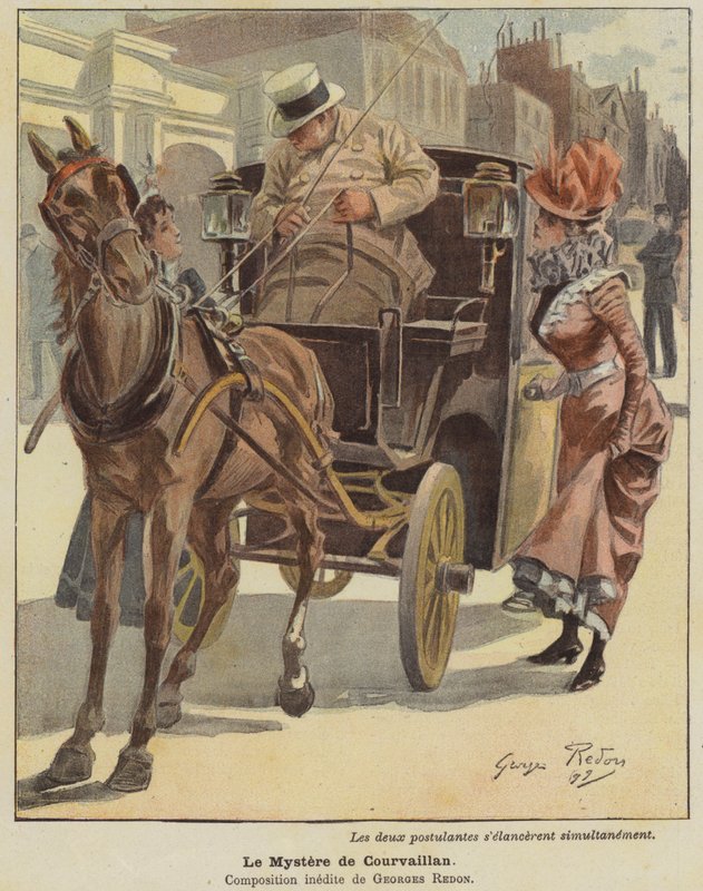 O Mistério de Courvillan (cor litho) de Georges Redon