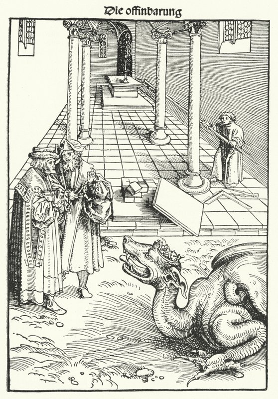 Página da primeira edição do Novo Testamento de Lutero publicada em Wittenberg em setembro de 1522 de German School