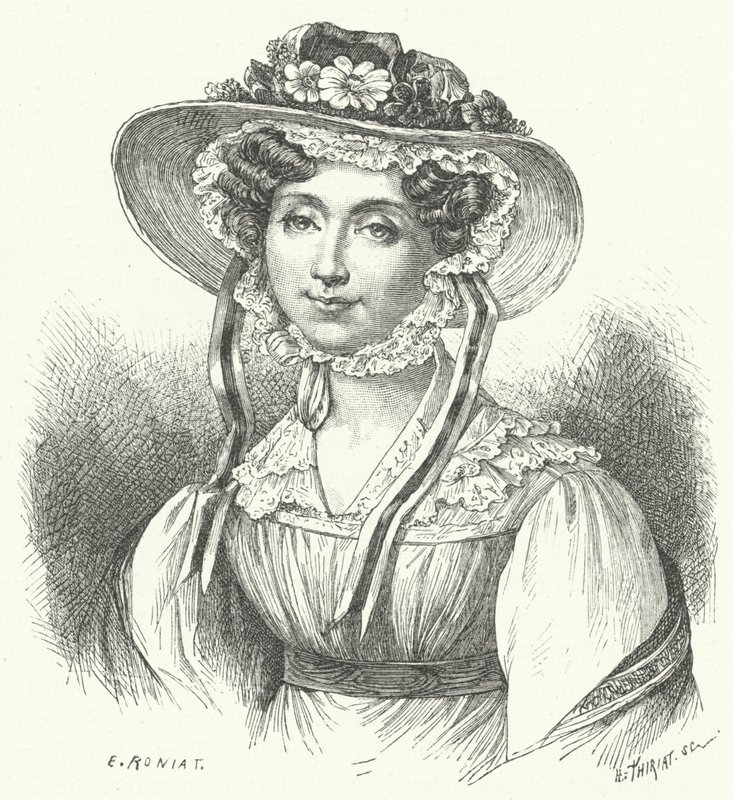 Adeaide, Princesa de Orleans (gravura) de German School