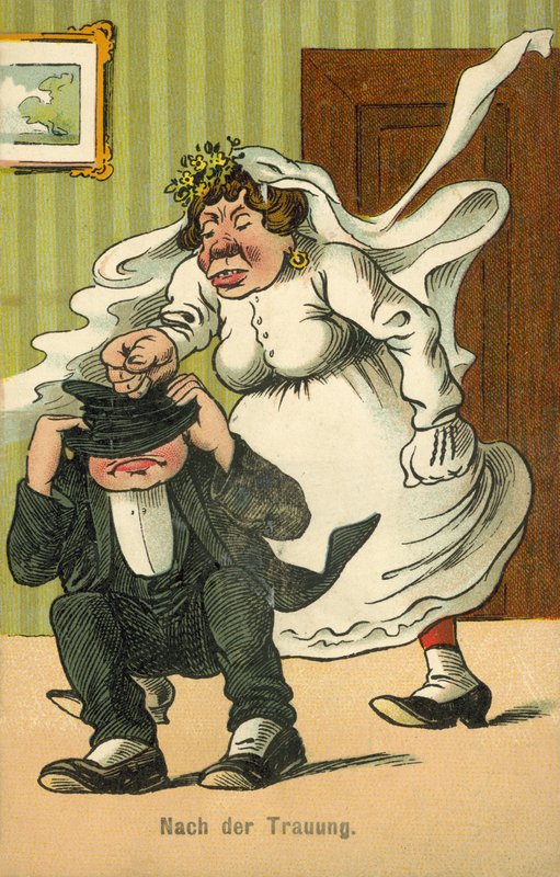Após o casamento (cor litho) de German School