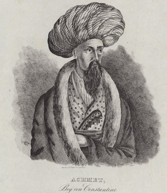 Ahmad Bey de Constantino, 1839 de German School