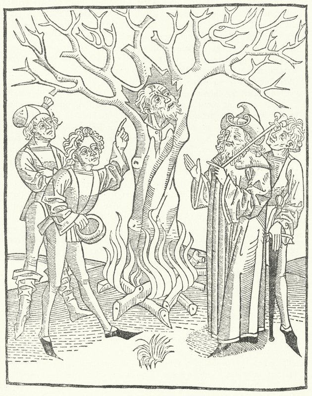 Uma ilustração do Livro da Sabedoria de German School