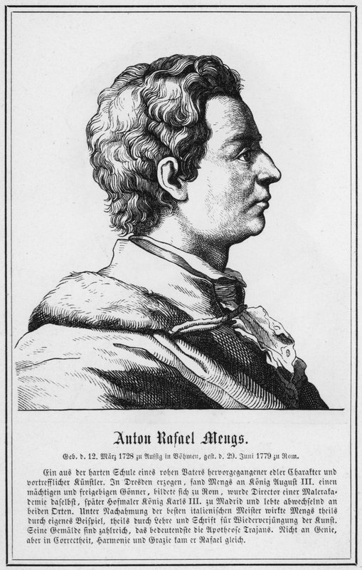 Anton Rafael Mengs (gravura) de German School