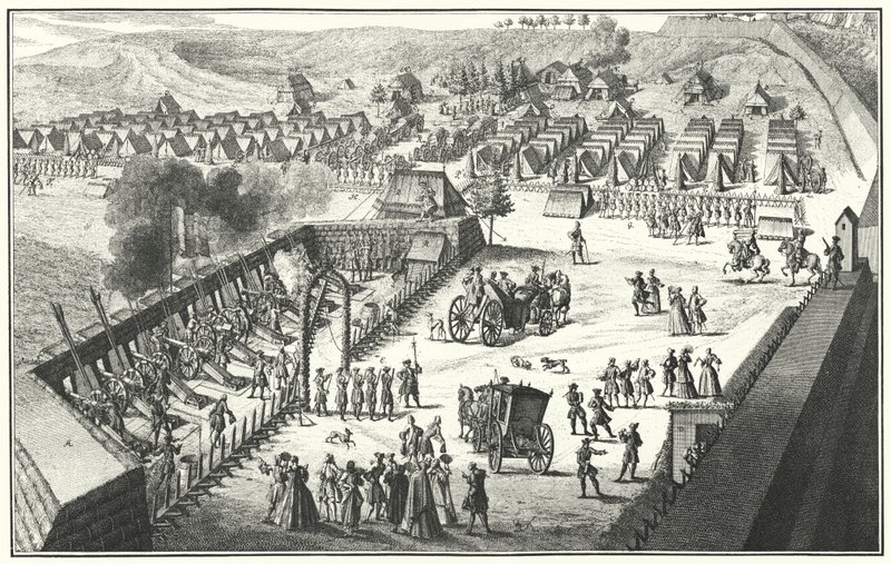 Berbequim de artilharia, Nuremberga,1733 (gravura) de German School