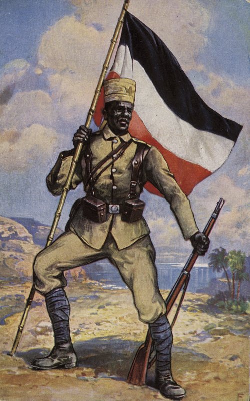 Askari, soldado colonial da Primeira Guerra Mundial da África Oriental Alemã de German School