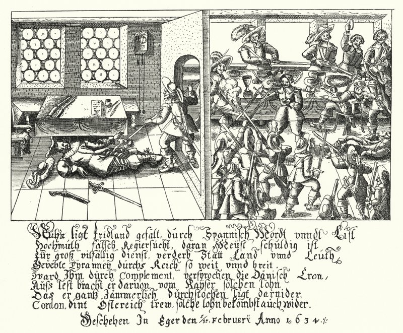 Assassinato de Albrecht von Wallenstein de German School
