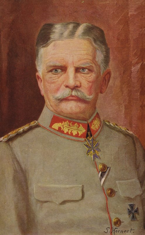 August von Mackensen, soldado alemão e marechal de campo durante a Primeira Guerra Mundial de German School