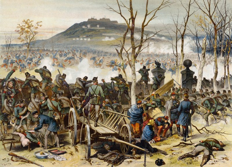 Batalha de Mont Valerien, Guerra Franco-Prussiana, 19 de janeiro de 1871 de German School