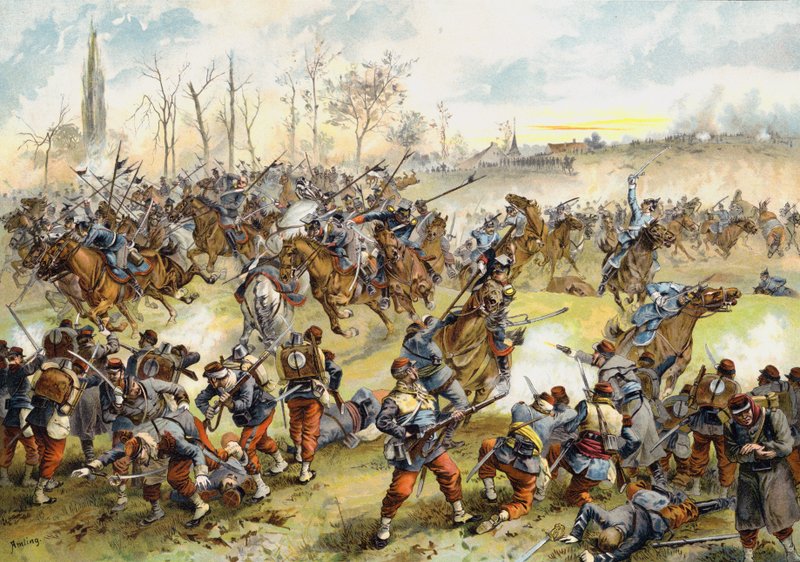Batalha de São Quintino, guerra franco-prussiana, 19 de janeiro de 1871 de German School