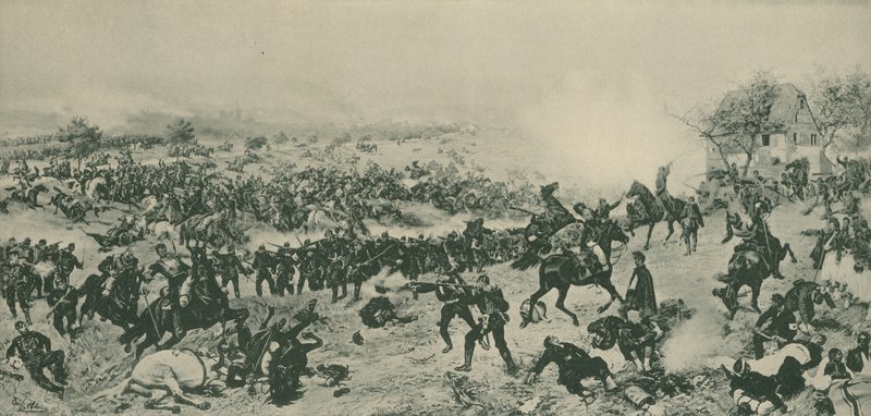 Batalha de valor, Guerra Franco-Prussiana, 6 de agosto de 1870 de German School