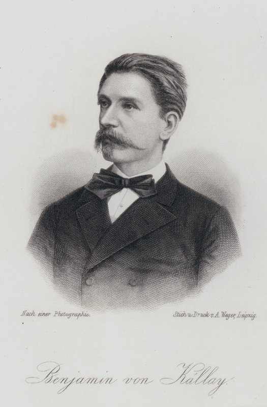 Beni Kallay, estadista austro-húngaro (gravura) de German School