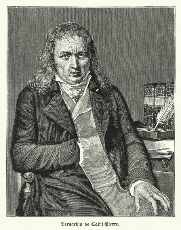 Bernardin de Saint-Pierre, romancista e botânico francês (litho) de German School