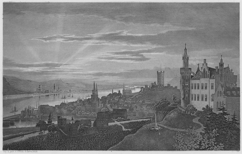 Bingen (gravura) de German School