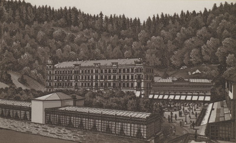 Cafe Pupp (litho) de German School