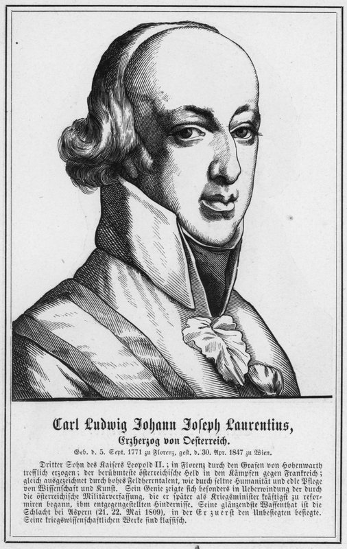 Carl Ludwig Johann Joseph Laurentius, Arquiduque da Áustria (gravura) de German School
