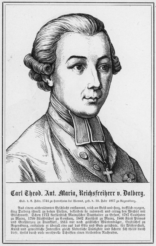 Carl Theodor Anton Maria, Barão de Dalberg (gravura) de German School