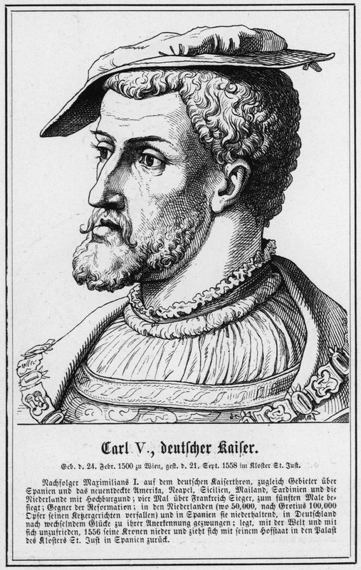 Carl V, Imperador Alemão (gravação) de German School