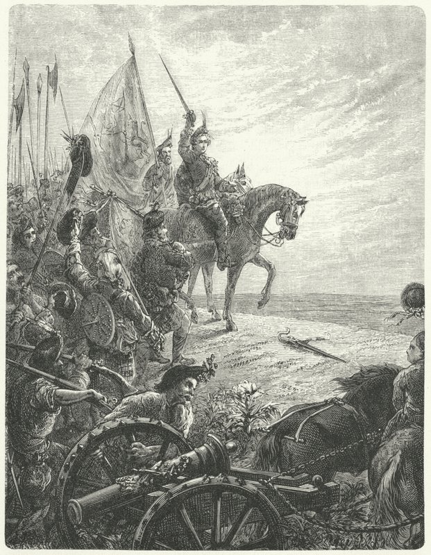 O regresso de Charles Edward Stuart à Escócia de German School