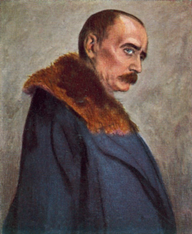 Chlodwig, Príncipe de Hohenlohe-Schillingsfurst, Chanceler da Alemanha (litografia a cores) de German School