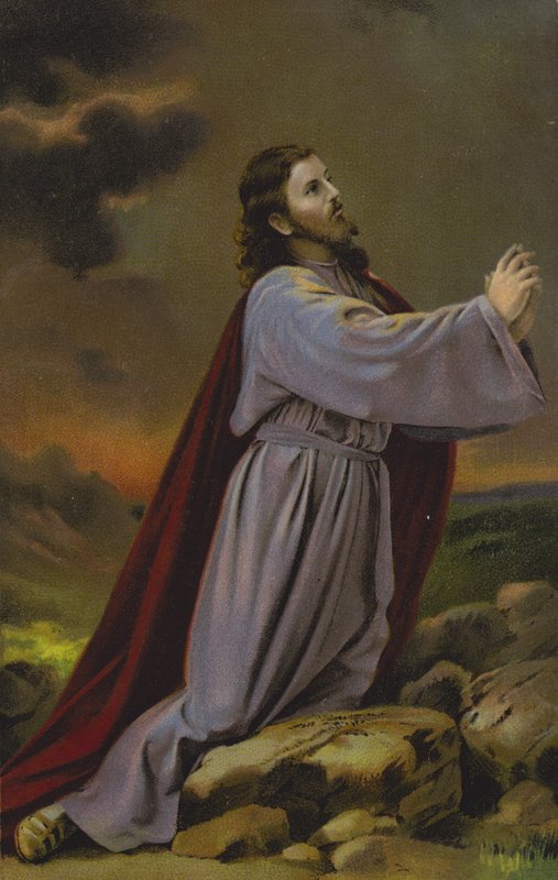Cristo ajoelhado de German School