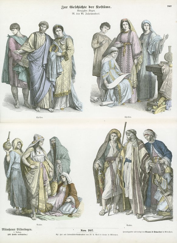 Cristãos e árabes, do século IV ao VI de German School