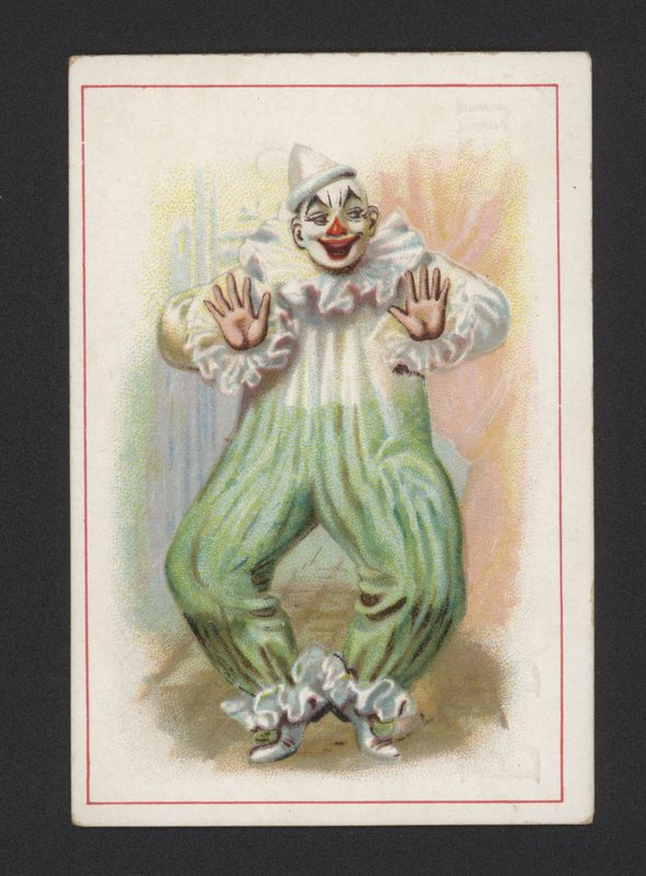 Palhaços (chromolitho) de German School