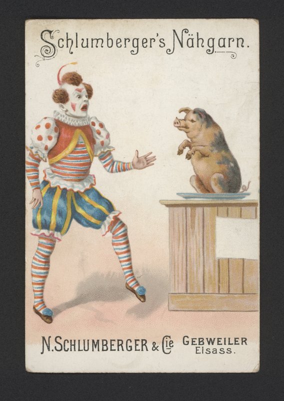 Palhaços (chromolitho) de German School