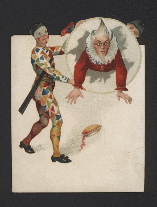 Palhaços (chromolitho) de German School