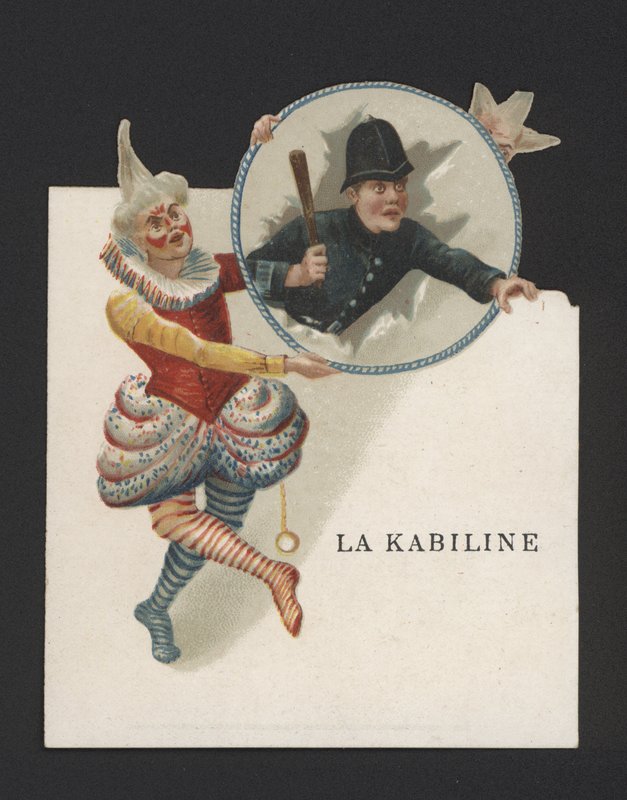 Palhaços (chromolitho) de German School