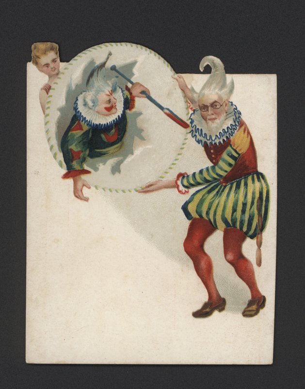Palhaços (chromolitho) de German School
