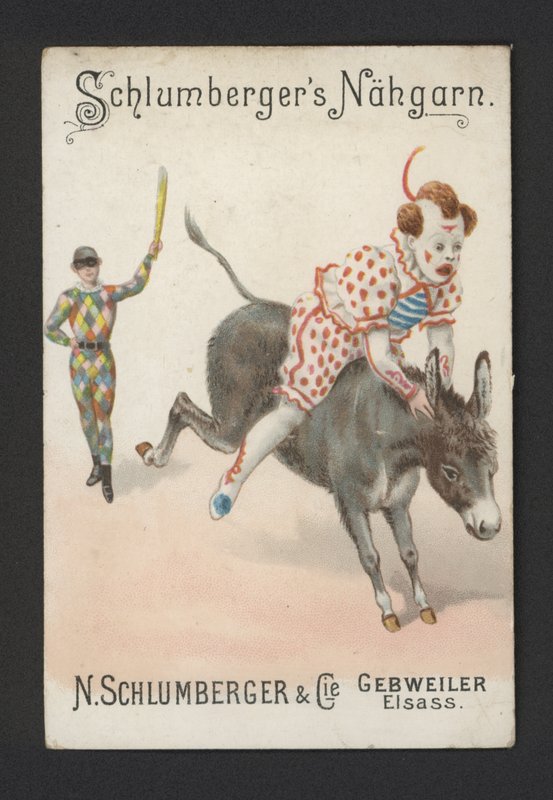 Palhaços (chromolitho) de German School