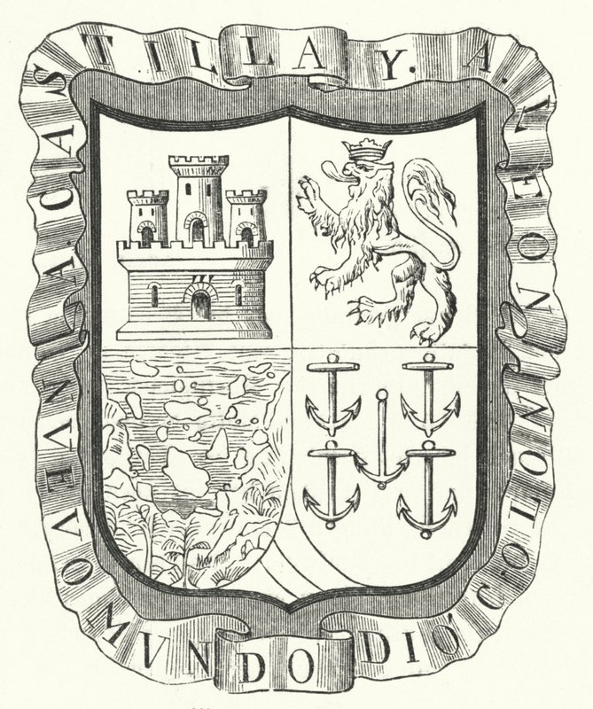 Brasão de Cristóvão Colombo (gravura) de German School
