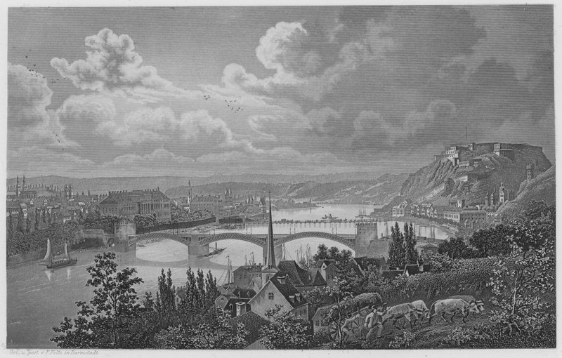 Coblenz (gravura) de German School