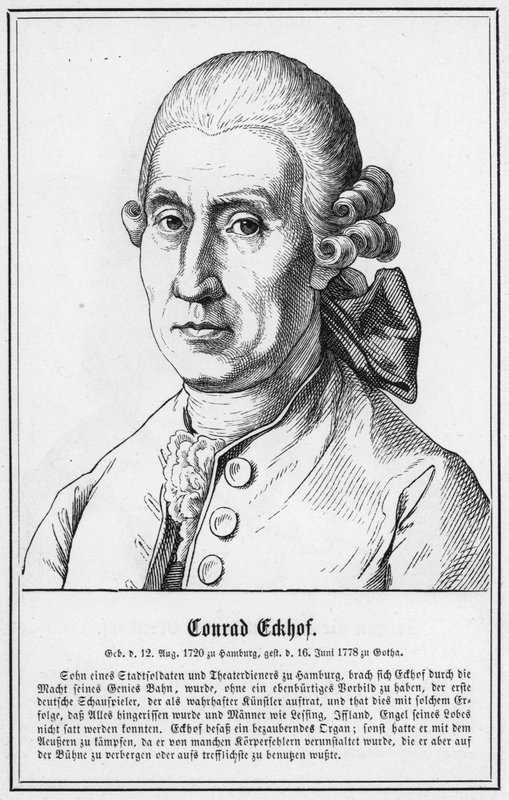 Conrad Eckhof (gravura) de German School