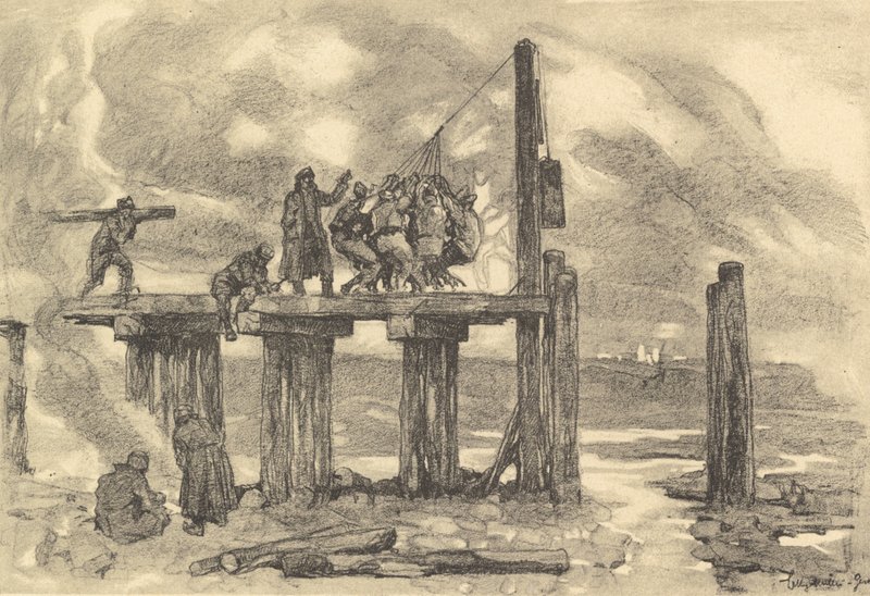 Construindo uma ponte sobre o Putna de German School