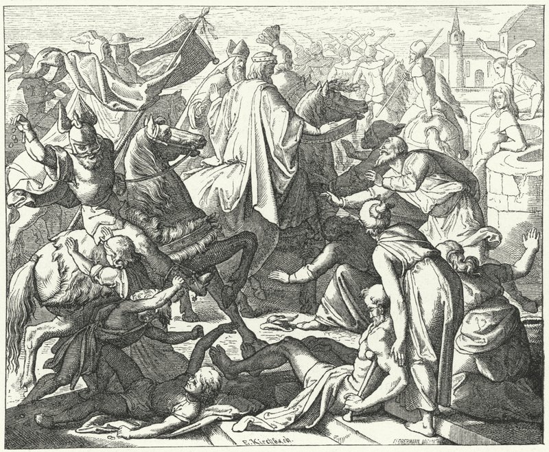 Procissão de coroação do Santo Imperador Romano Conrado II de German School