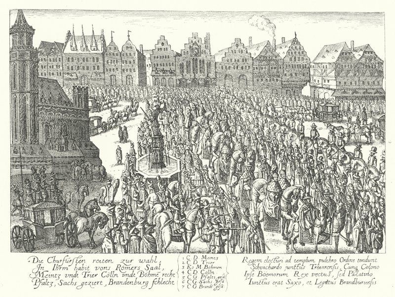 Procissão de coroação do Santo Imperador Romano Fernando II, Frankfurt de German School