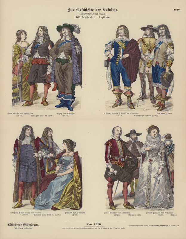 Fantasias da nobreza inglesa de German School