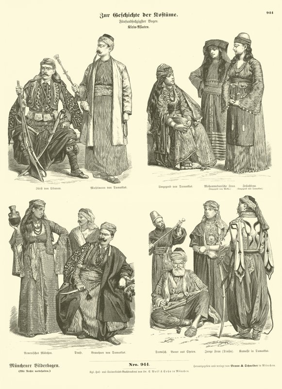Trajes do Oriente Próximo de German School