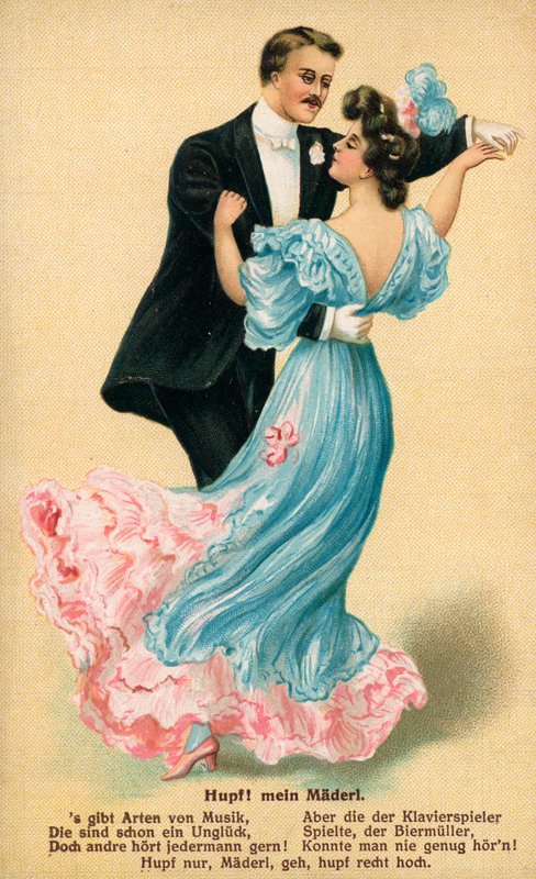 Casal dançando de German School