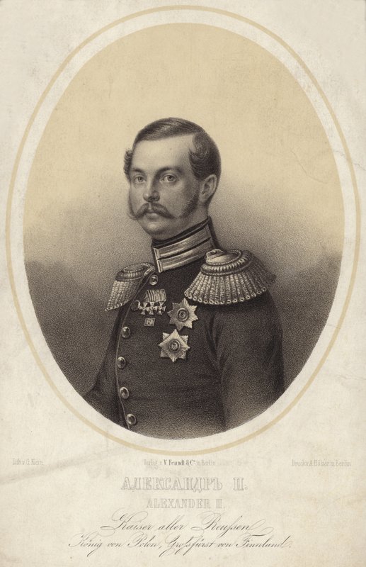 Czar Alexandre II da Rússia de German School