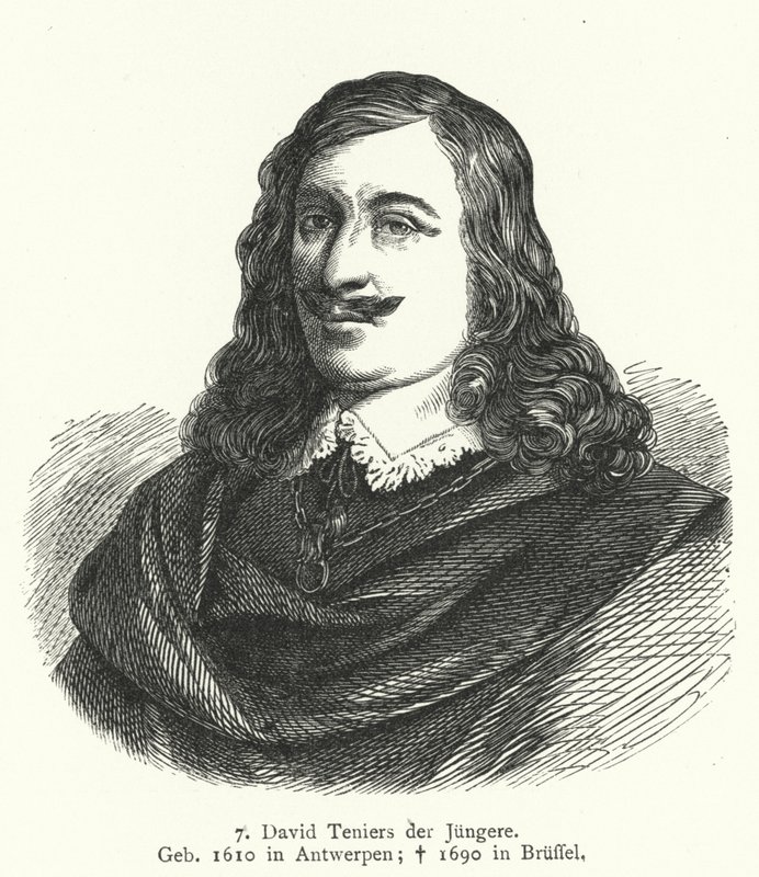 David Teniers, o mais novo, artista barroco flamengo (gravura) de German School