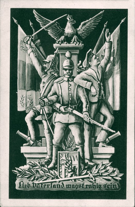 Querida Pátria, sê pacífica (litografia) de German School
